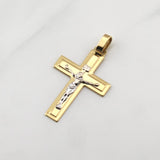 Dije Cruz Cristo 2.45gr / 1 3/4 in / Oro Amarillo +4 18K !