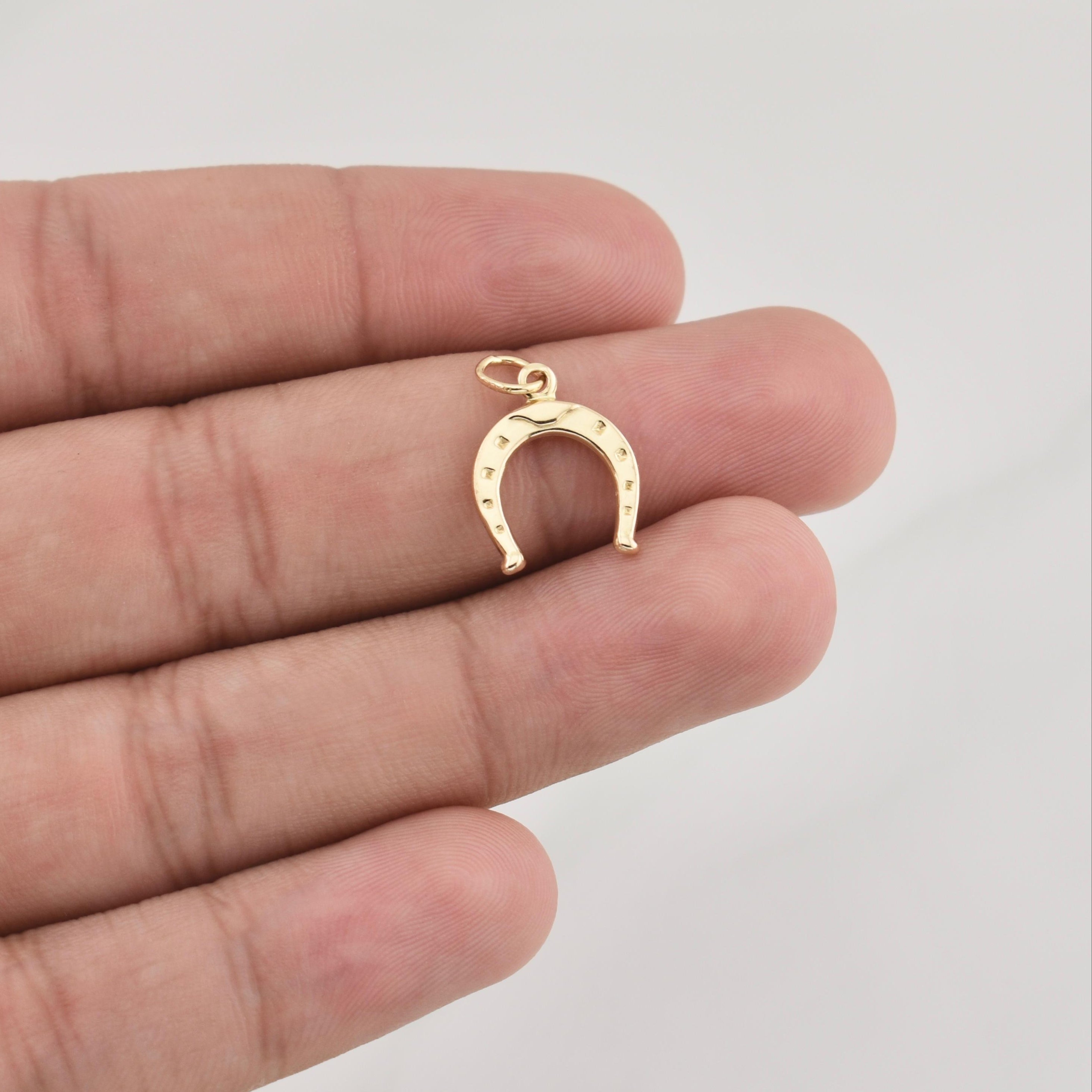 Dije Herradura 0.95gr / 3/4 in / Oro Amarillo +4 18K