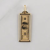 Dije 100 Dolares 1.1gr / 1 1/4 in / Oro Amarillo +4 18K