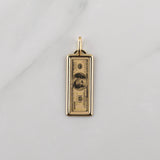 Dije 100 Dolares 1.1gr / 1 1/4 in / Oro Amarillo +4 18K !