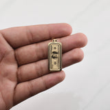 Dije 100 Dolares 2.4gr / 1 1/2 in / Oro Amarillo +4 18K !