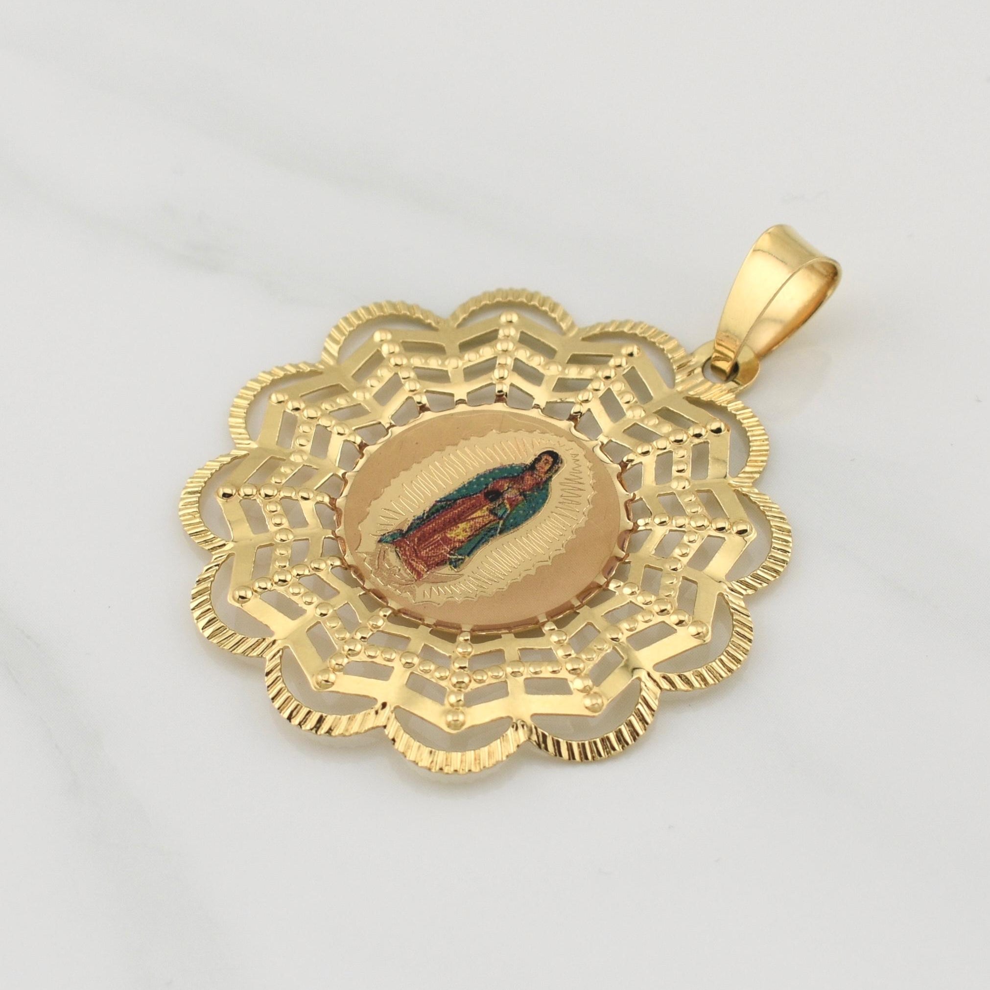Dije Virgen De Guadalupe 6gr / 2 in / Oro Amarillo +4 18K !