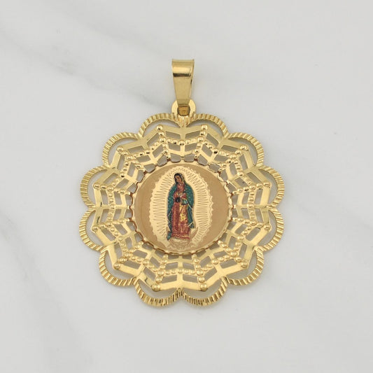 Dije Virgen De Guadalupe 6gr / 2 in / Oro Amarillo +4 18K !