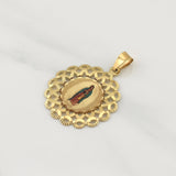 Dije Virgen De Guadalupe 2.9gr / 1 1/2 in / Oro Amarillo +4 18K !