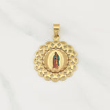 Dije Virgen De Guadalupe 2.9gr / 1 1/2 in / Oro Amarillo +4 18K !