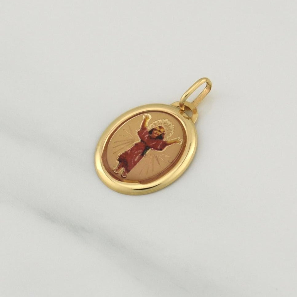 Dije Divino Niño 1.25gr / 1 in / Oro Amarillo +4 18K !