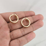 Candongas Victoria 2.7gr / 3/4 in / Oro Amarillo +4 18K