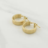 Candongas Victoria 2.7gr / 3/4 in / Oro Amarillo +4 18K