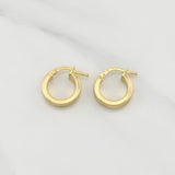 Hoop Earrings Screw 1.55gr / 3/4 in / Yellow Gold +4 18K !