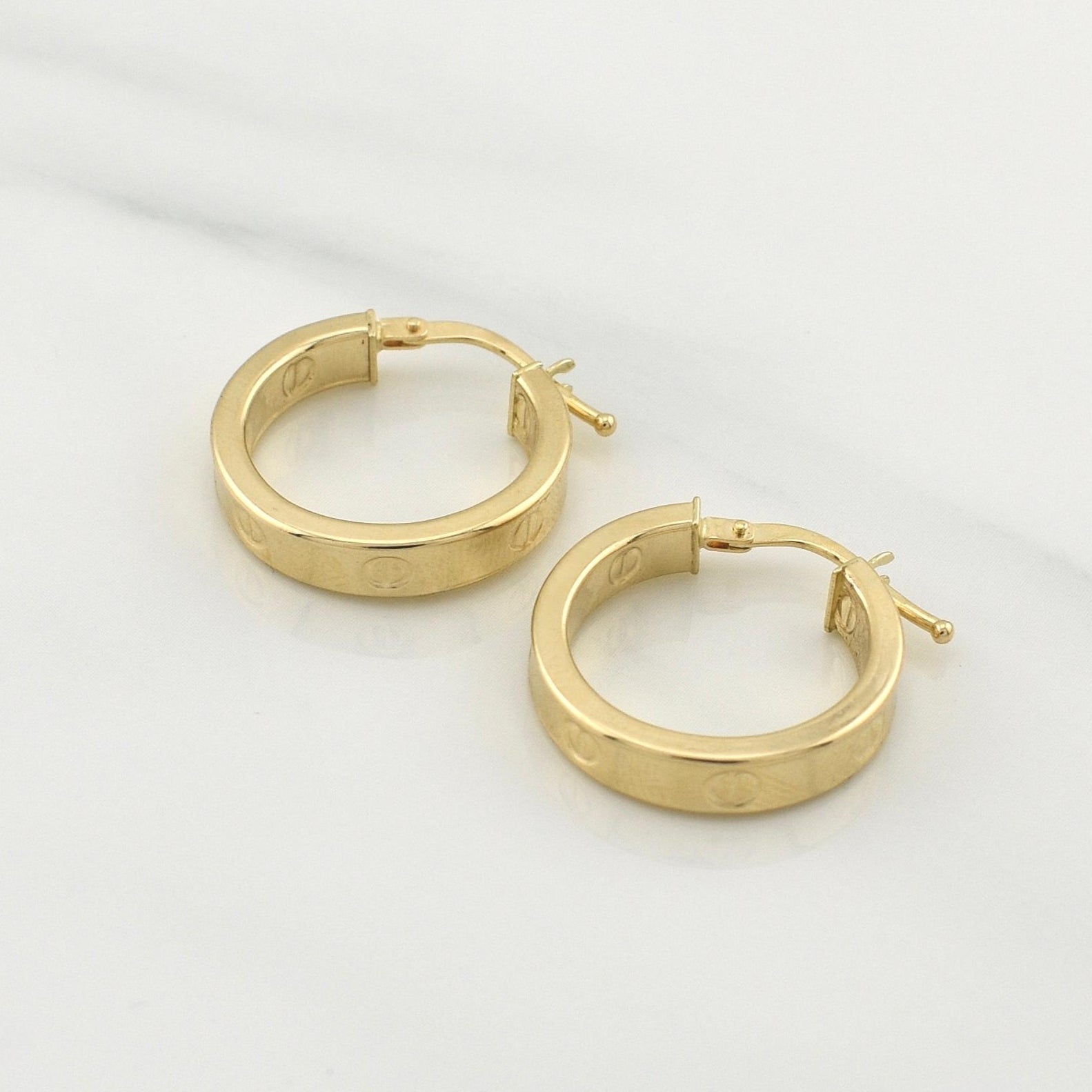 Candongas Tornillo 1.5gr / 3/4 in / Oro Amarillo +4 18K *