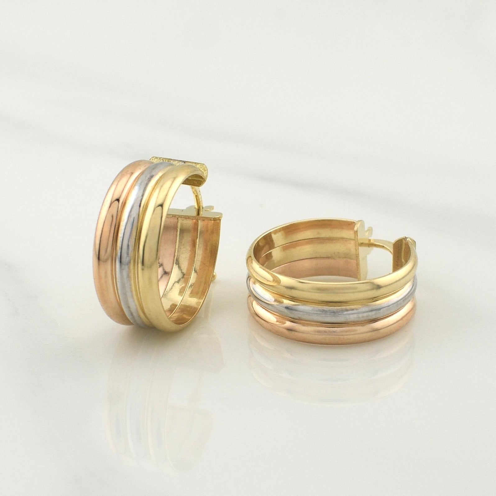 Candongas Irene 2.4gr / 3/4 in / Tres Oros +4 18K !