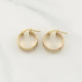 Candongas Irene 2.4gr / 3/4 in / Tres Oros +4 18K !