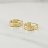 Hoop Earrings Screw 1.45gr / 3/4 in / Yellow Gold +4 18K !