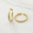 Hoop Earrings Atena 1.55gr / 1 in / Yellow Gold +4 18K !