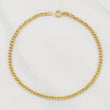 Cuban Links Bracelet 1.1gr / 7 3/4 in / 2.38mm Yellow Gold +1 18K !