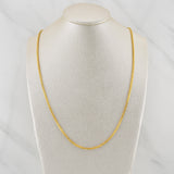 Cadena Franco 3.7gr / 19 1/2 in / 1.45mm Oro Amarillo +3 18K !