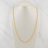 Cadena Franco 4.4gr / 23 1/2 in / 1.45mm Oro Amarillo +3 18K !