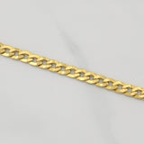 Cadena Cubana 10.85gr / 23 1/2 in / 4.92mm Oro Amarillo +1 18K !