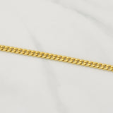 Cadena Cubana 10.55gr / 26 1/4 in / 4.58mm Oro Amarillo +0 14K Italy !