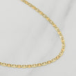 Cadena Escalera Plana 3.6gr / 23 1/2 in / 2.15mm Tres Oros +3 18K !
