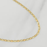 Cadena Escalera Plana 2.05gr / 17 3/4 in / 1.84mm Tres Oros +3 18K !