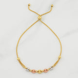 Pulso Franco Gradual 3.3gr / 9 3/4 in / 4.75mm Tres Oros +4 18K !