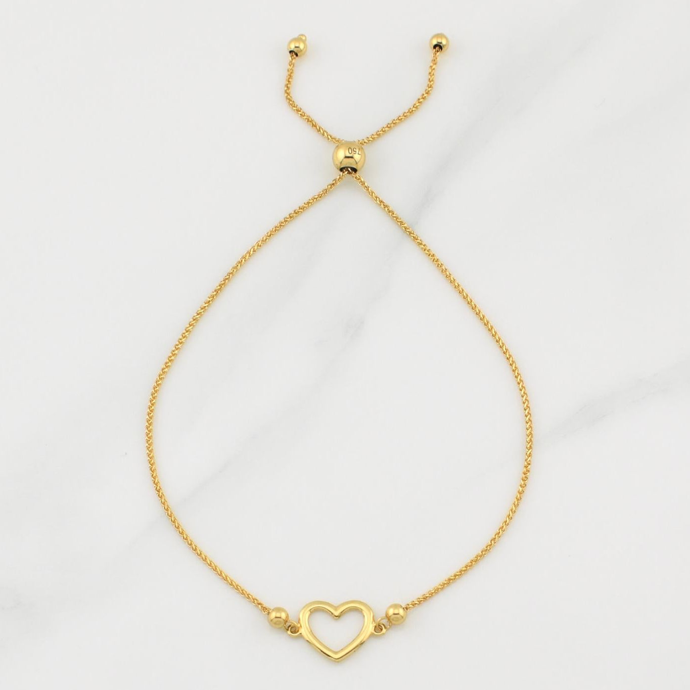 Pulso Franco Gradual 2.2gr / 9 3/4 in / 1mm Oro Amarillo +4 18K !