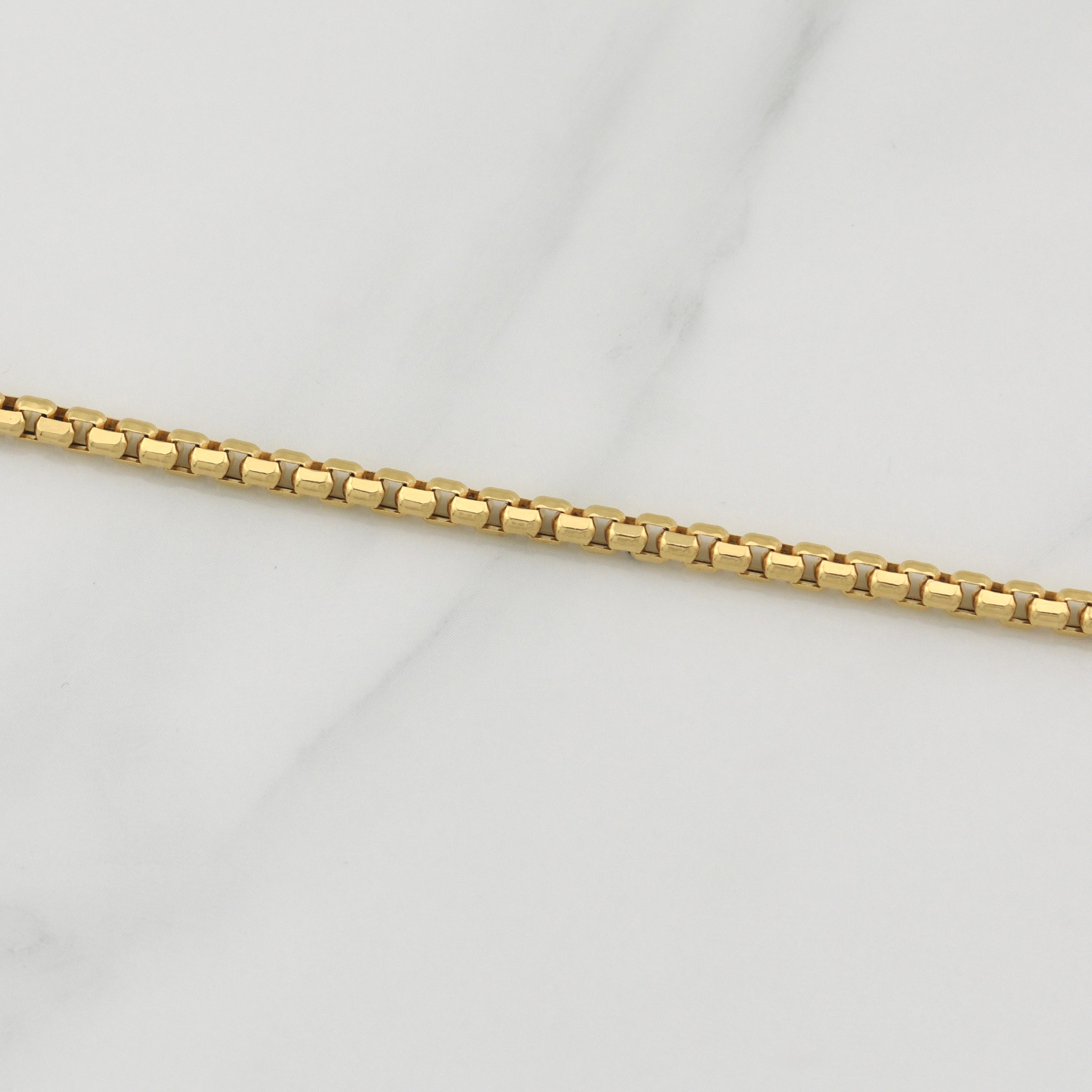 Pulso Veneciana 6.1gr / 8 1/4 in / 3.42mm Oro Amarillo +3 18K !