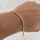 Pulso Veneciana 6.4gr / 8 1/4 in / 3.42mm Oro Amarillo +3 18K !