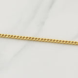 Pulso Franco 4.8gr / 7 3/4 in / 2.88mm Oro Amarillo +3 18K !