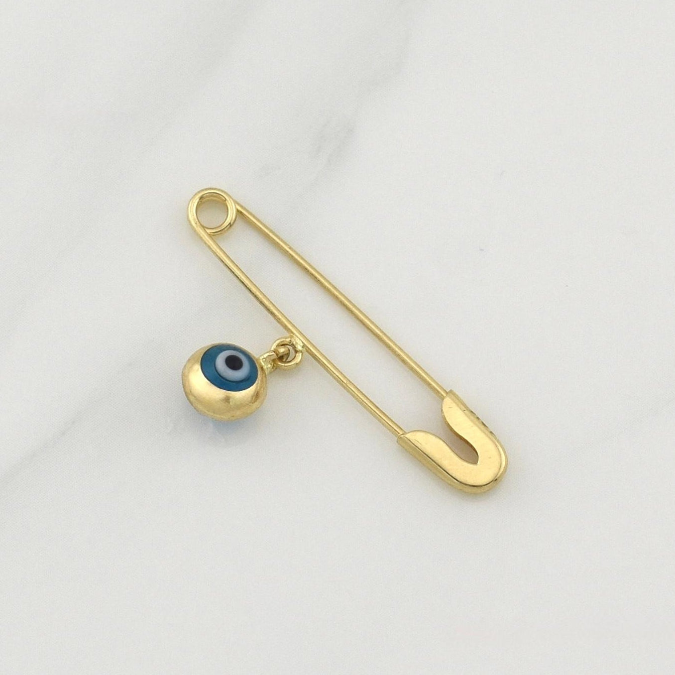Herraje Gancho Nodriza Ojo Turco 1gr / 1 1/4 in / 6.2mm Oro Amarillo +4 18K !