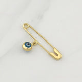 Herraje Gancho Nodriza Ojo Turco 1gr / 1 1/4 in / 6.2mm Oro Amarillo +4 18K !
