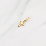 Dije Cruz 0.5gr / 3/4 in / Oro Amarillo 18K !