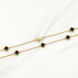 Cadena Trebol Espiga 8.3gr / 16 3/4 in / 1.6mm Oro Amarillo Nac.Esp. 18K !