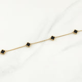 Cadena Trebol Espiga 8.3gr / 16 3/4 in / 1.6mm Oro Amarillo Nac.Esp. 18K !