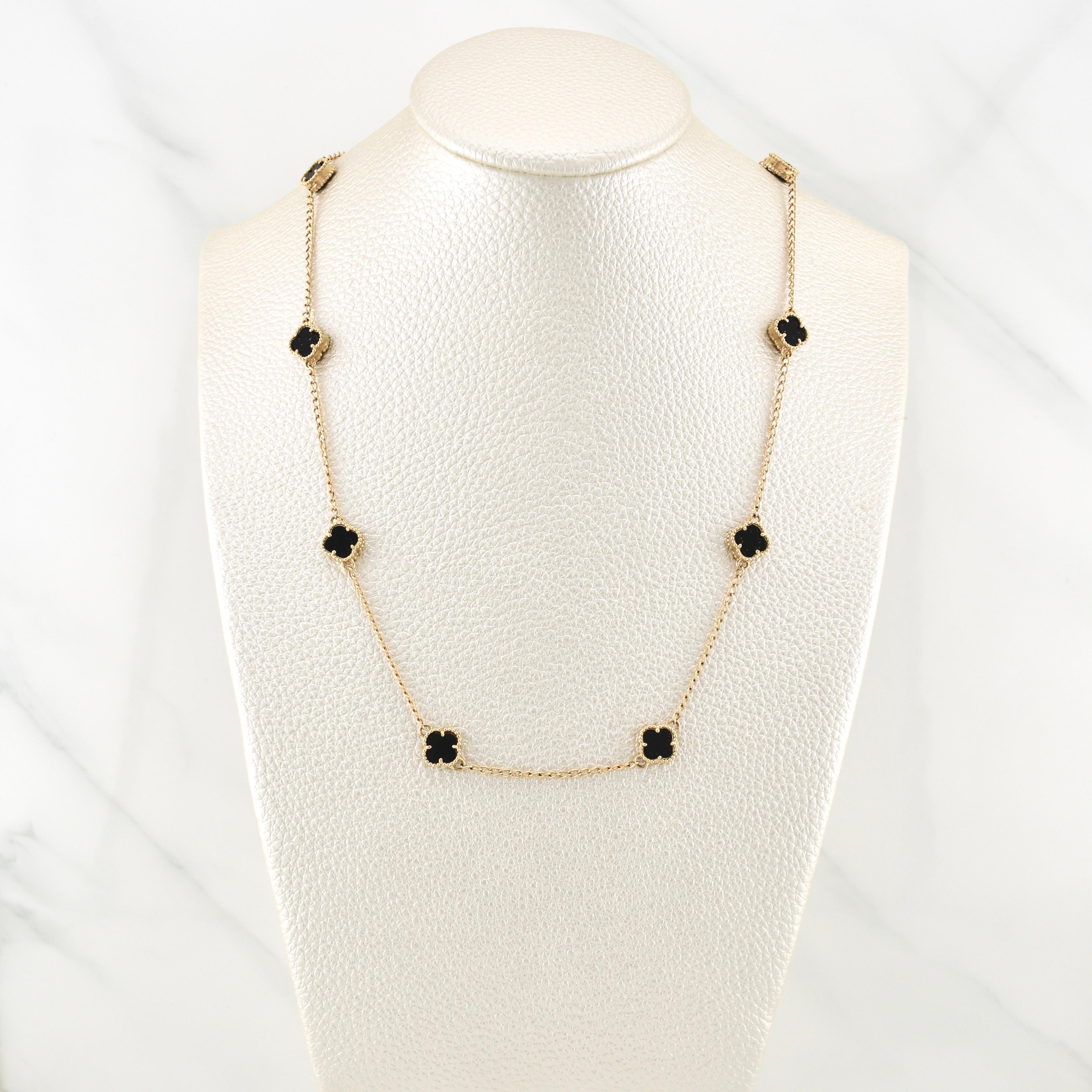 Cadena Trebol Espiga 8.3gr / 16 3/4 in / 1.6mm Oro Amarillo Nac.Esp. 18K !