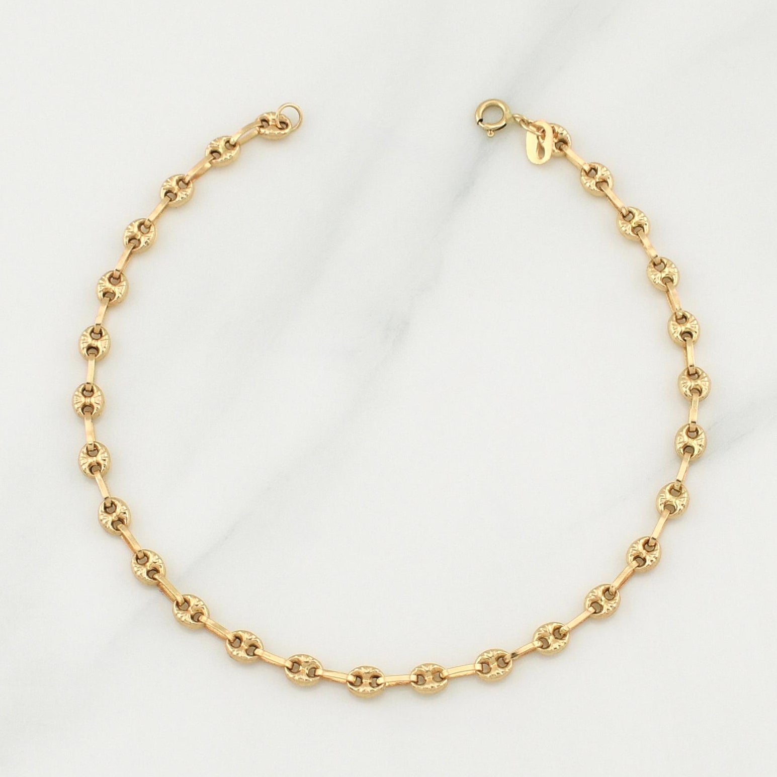 Pulso GC 2.3gr / 7 1/2 in / 3.45mm Oro Amarillo 18K !