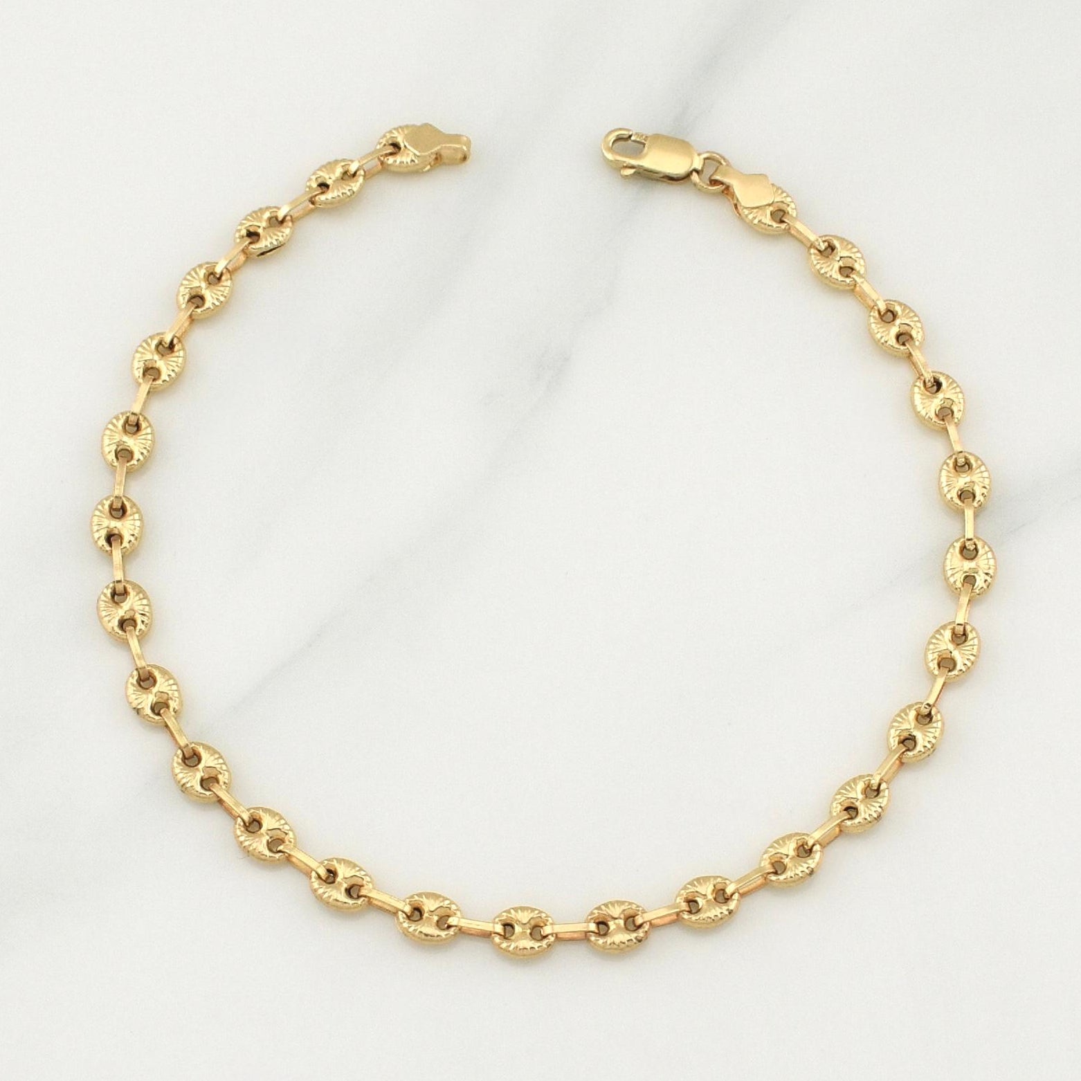 Pulso GC 3.35gr / 7 1/2 in / 4.18mm Oro Amarillo 18K !