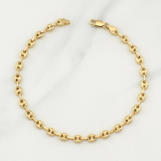 Pulso GC 3.35gr / 7 1/2 in / 4.18mm Oro Amarillo 18K !