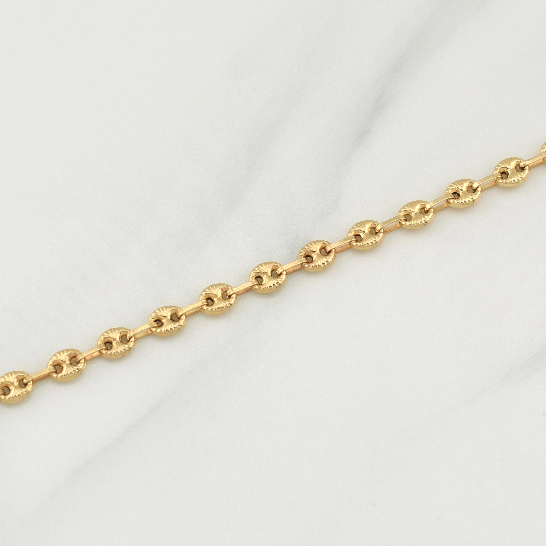 Pulso GC 3.35gr / 7 1/2 in / 4.18mm Oro Amarillo 18K !