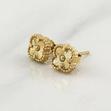 Topos Trebol 1.7gr / 1/2 in / Oro Amarillo Nac.Esp. 18K !