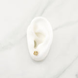 Topos Trebol 1.7gr / 1/2 in / Oro Amarillo Nac.Esp. 18K !