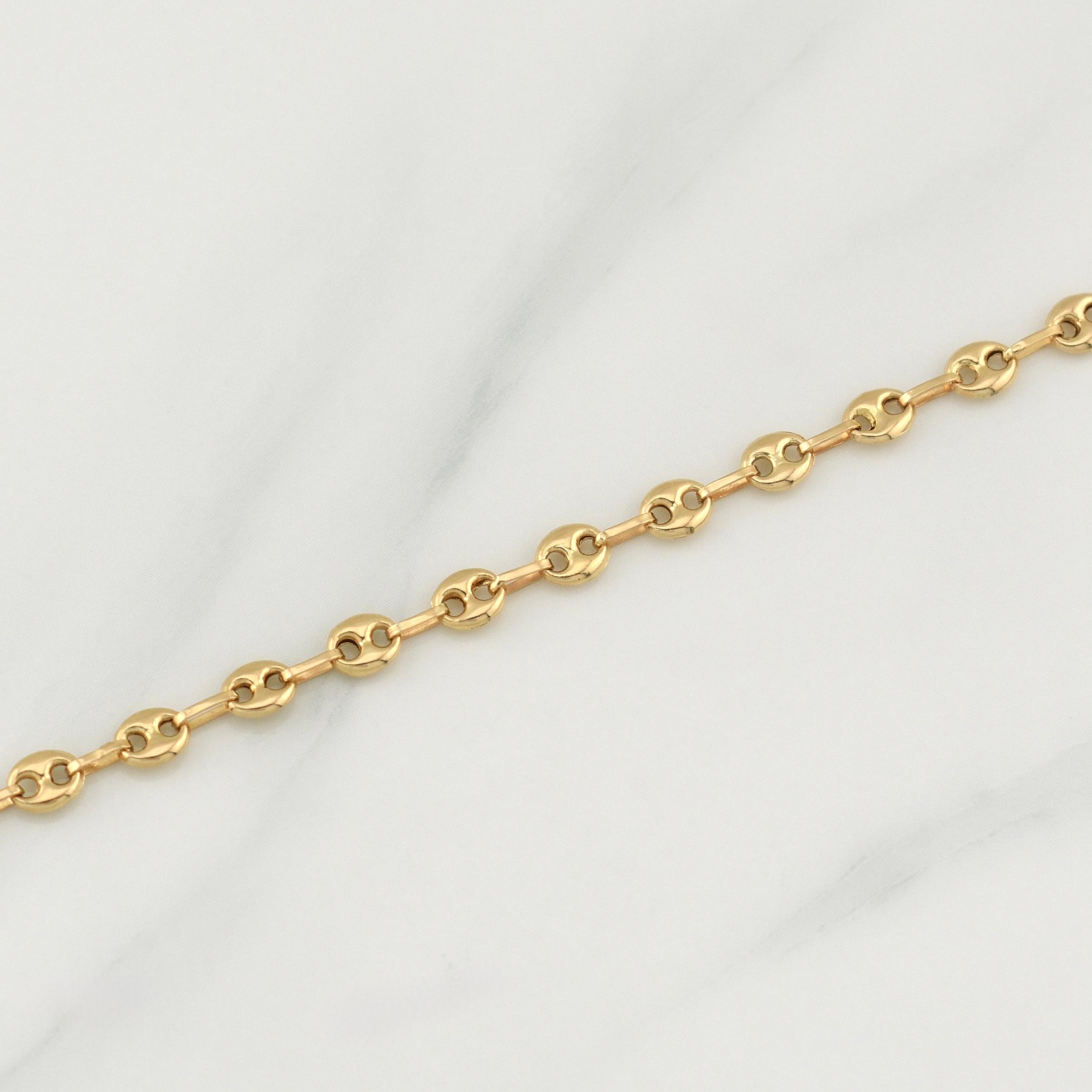 GC Bracelet 2.15gr / 6 3/4 in / 3.3mm Yellow Gold 18K *