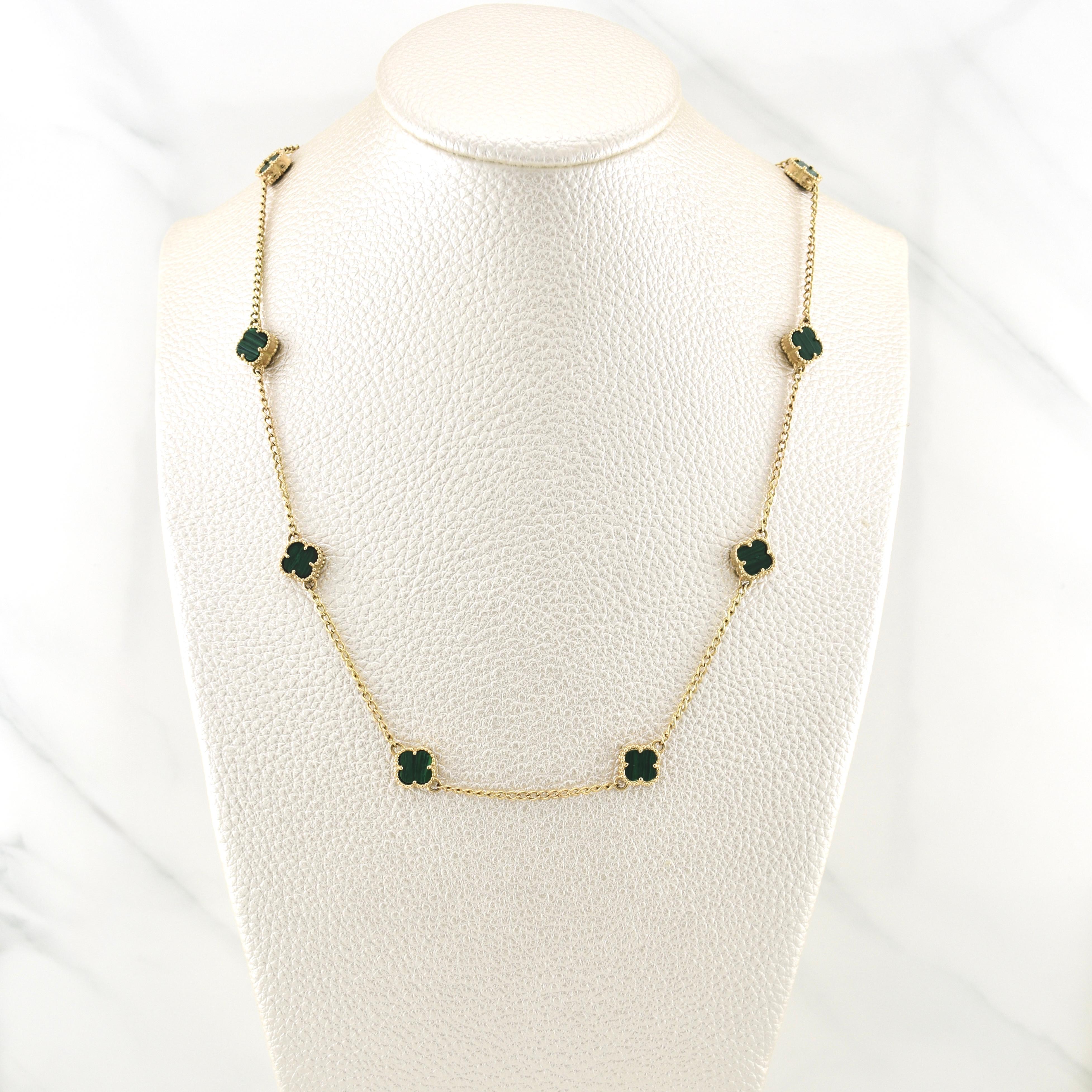 Cadena Trebol Espiga 8.65gr / 16 3/4 in / 1.6mm Oro Amarillo Nac.Esp. 18K !