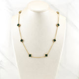 Cadena Trebol Espiga 8.65gr / 16 3/4 in / 1.6mm Oro Amarillo Nac.Esp. 18K !