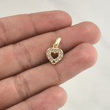 Dije Corazon 1.6gr / 3/4 in / Oro Amarillo 18K !