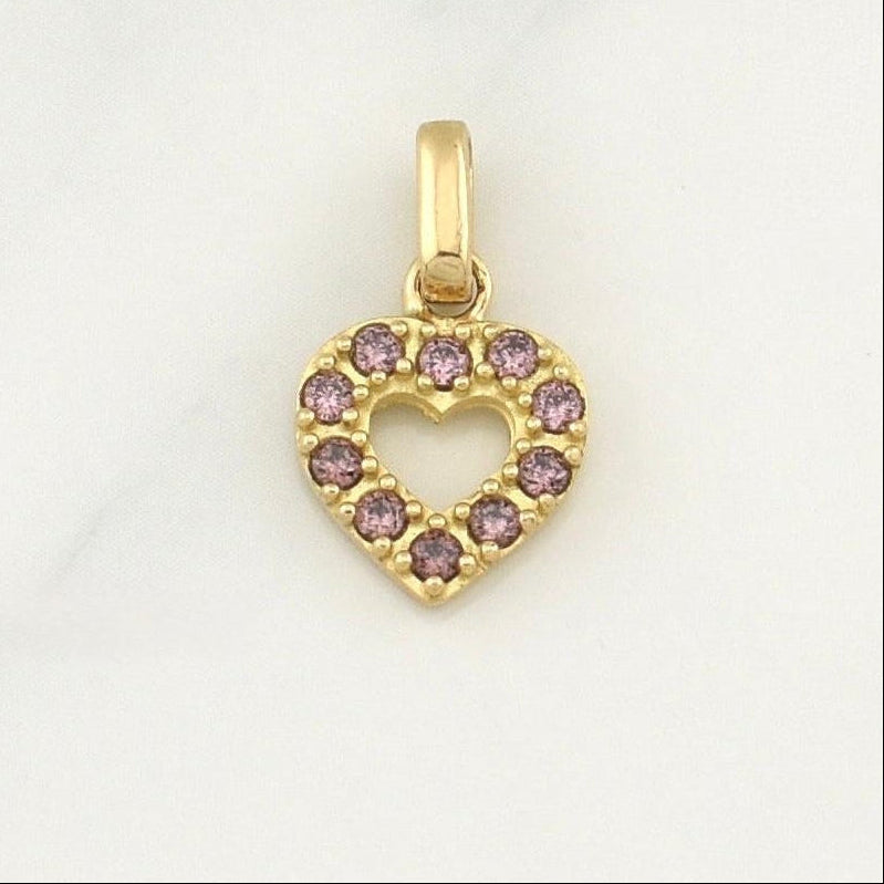 Dije Corazon 1.6gr / 3/4 in / Oro Amarillo 18K !