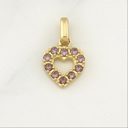 Dije Corazon 1.6gr / 3/4 in / Oro Amarillo 18K !