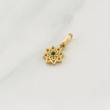 Dije Flor 0.45gr / 1/2 in / Oro Amarillo 18K !