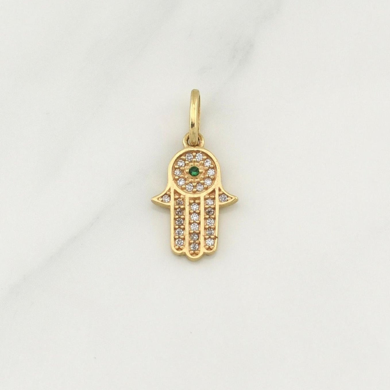Dije Hamsa 1.55gr / 3/4 in / Oro Amarillo 18K !